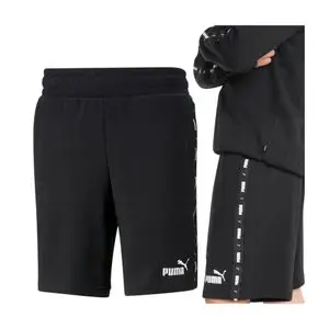 Puma short homme noir ESS+ Tape Shorts 9 TR (847387-01)