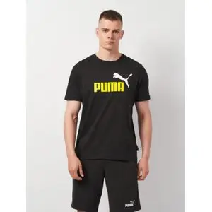 Puma T-shirt homme Essentials+ 58675959 M Noir avec imprimé