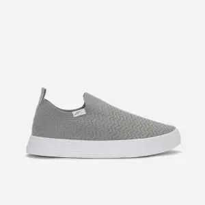Reebok Baskets Pour Femme Gris Onlux Slip On - Gris