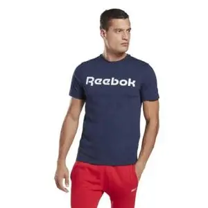Reebok Gs Linear Read Homme T-shirts Bleu marine