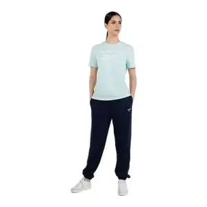 Reebok Identity Big Logo Femme T-shirts Bleu Clair