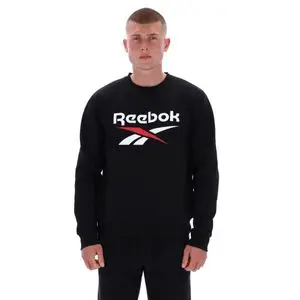 Reebok Julian 2 Col Logo Crewneck Homme Sweatshirts Noir