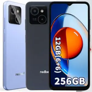 redbeat smartphone E3 écran 6.6", 12 Go (6+6 extensible) de RAM 256 Go de ROM, Android 14
