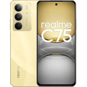 realme C75 6,7" -256 Go ROM /(8GB jusqu'à 24Go) - 5828Mah Fast Charge 45W-IP 68 - 50MP - Gol