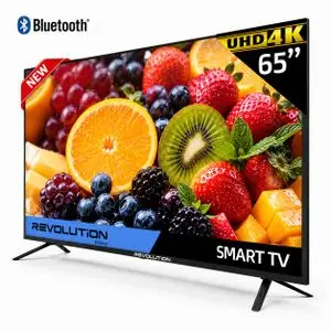 REVOLUTION TV 65 Smart TV Android 14 Google TV Résolution 4K ultra HD, Récepteur Intégré