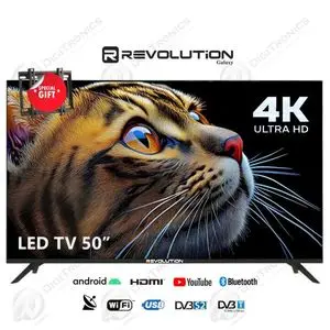 REVOLUTION 50 4K Ultra HD Smart Google TV, Wi-Fi & Bluetooth + Support gratuit