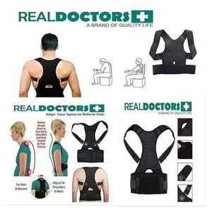 Real Doctors Support Correcteur Posture : Ceinture Médicale de Dos