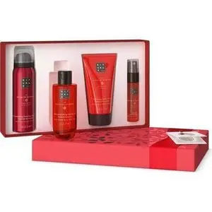 Rituals  The Ritual of Ayurveda – Coffret Cadeau Soin du Corps Femme, 4 Produits Voyage : Mousse, Huile de Douche, Crème Hydratante, Brume Parfumée – Rituel Bien-être Inspiré de l’Ayurveda