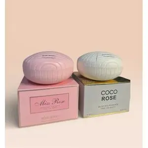 Rose Berry 2 Poudres Corporelles Parfumées Coco Rose &amp; Miss Rose, 200g X2