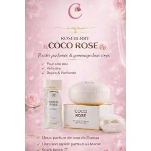 Rose Berry poudre et huile cocco rose