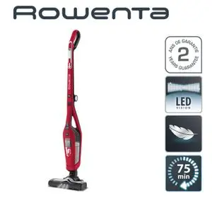 Rowenta Aspirateur balai sans fil Dual Force 2-en-1 rouge RH6753WO