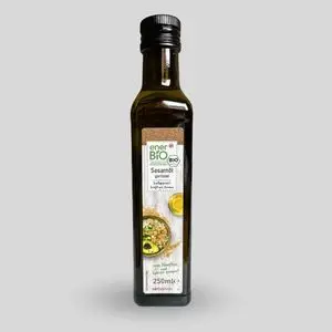 Rossmann Huile de Sésame Grillé Bio Pressée à froid, Arôme Puissant – 250ml