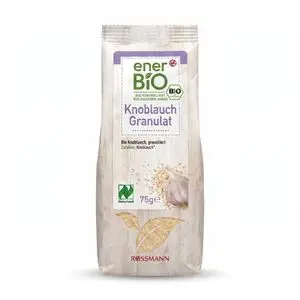 Rossmann Knoblauch Granulat – Ail Granulé Bio 75g - Saveur Intense & Pratique