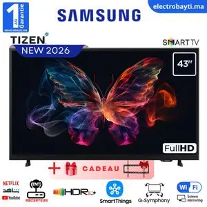 Samsung Smart TV 43'' modèle 2026 - Full HD F6000F - HDR10 PRO - Tizen™
