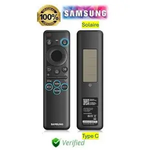 Samsung Telecommande Smart originale 100% rechargeable solaire pour tous les téléviseurs smart Qled Smart 4K