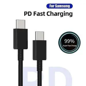 Samsung Cable Original Type C- Type C Fast Charge pour Chargeur 15W,25W,45W