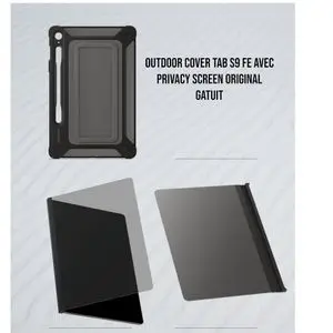 Samsung COVER TAB S9 FE /5G- ORIGINAL AVEC PRIVACY SCREEN -GRATUIT