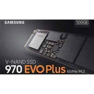Samsung Original SSD Interne 970 EVO Plus NVMe M.2 (500 Go) Extreme Vitesse 3500MB/s