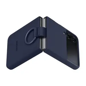 Samsung coque en silicone avec anneau Galaxy z flip4