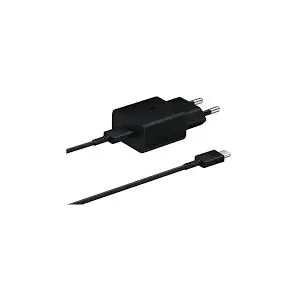 Samsung Chargeur Officiel 15W C TO C –  Avec cable- black