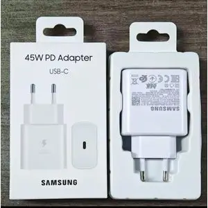 Samsung Chargeur adapter ultra Rapide 45W Type C sans câble