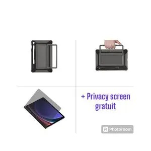 Samsung Cover Tab S9 Fe /5g- Original Avec Privacy Screen -Gratuit
