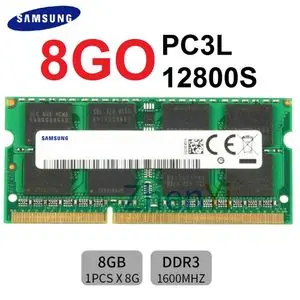 Samsung RAM Pc Portable 8 Go DDR3 PC3L-12800S  Pour PC Portable
