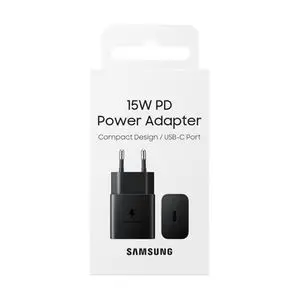 Samsung Chargeur originale rapide 15W USB-C - Avec câble C-à-C