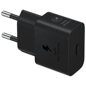 Samsung Chargeur Ultra-Rapide 25W USB-C - Sans câble (EP-T2510NBEGWW)