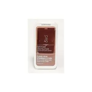 Samsung Coque Clear View debout pour Galaxy S9