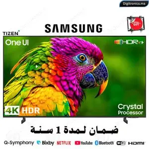 Samsung 43 4K UHD Crystal Smart TV Tizen HDR10+, Son OTS Lite, Design MetalStream + Support gratuit, 43U8000F