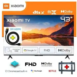 Samsung Smart Tv GOOGLE TV Rapide  43 FHD L43MA-AFME plus Support Tv et cable HDMI 3M