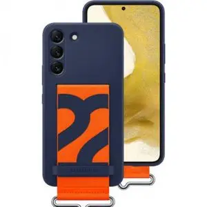 Samsung silicone cover  S22 plus with strap