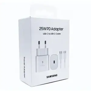 Samsung Chargeur Secteur Original 25W Super Fast Charging avec Câble USB-C