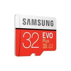 Samsung Carte mémoire EVO Plus 32Go ORIGINAL MicroSDHC Class10 U1 FHD SD Vitesse 95 MB/s
