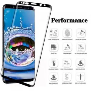 Samsung verre de protection pour samsung galaxy S8+ -Noir