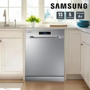 Samsung Lave-vaisselle Pose Libre Silencieux À 13 Couverts 5 Programmes, DW60M5050FS