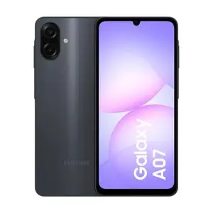 Samsung Galaxy A07 – 6.7" – 64 Go – 4 Go RAM – Helio G99 – 5000 mAh/25W – 50MP – Noir
