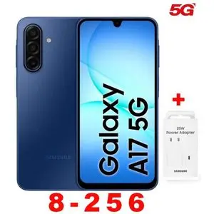 Samsung Galaxy A17 5G 6.7" 4G (8GB RAM + 256 GB ROM) - 50 Mpx + Adapteur - BLEU