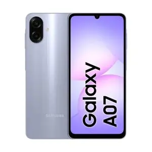 Samsung Galaxy A07 – 6.7" – 128 Go – 4 Go RAM – Helio G99 – 5000 mAh/25W – 50MP – Light Violet