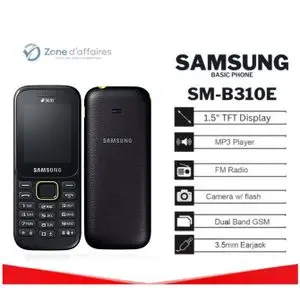 Samsung B310E Original double Sim 2.0 " MP3 FM Noir