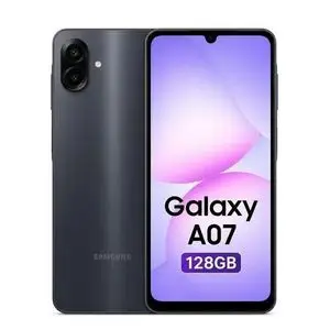 Samsung Smartphone Galaxy A07 4G Black, 4GB RAM, 128GB Storage