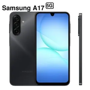 Samsung  Galaxy A17 5G (256 GB, Black) Octa-core Exynos 1330 processor  5,000 mAh battery supporting 25W fast charging