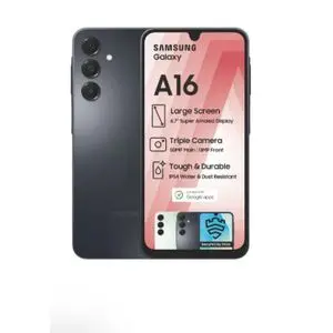Samsung Galaxy A16 – 6.7" – 4 Go RAM + 128 Go ROM – 50 MP – 4G LTE – Noir