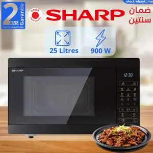 Sharp  R-25MS-BK2 – Four à Micro-ondes Numérique 25 Litres 900W