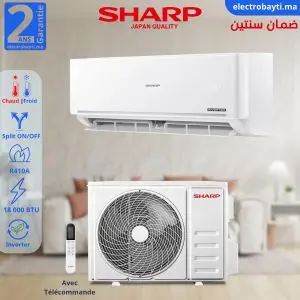 Sharp Climatiseur Inverter Split - 18000BTU - Classe énergétique A