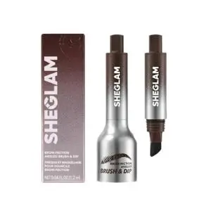 SHEGLAM Stylo gel liquide et Pinceau biseauté pour sourcils Brow-Fection - Effet poil à poil (Auburn)