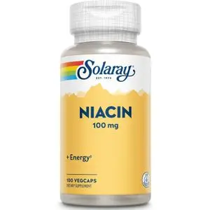 Solgar Niacine, acide nicotinique et le nicotinamide -100 mg - 100 capsules végétales