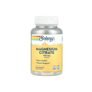 Solaray Magnesium citrate 400mg. 90 capsules