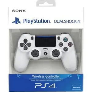 Sony Manette sans fil DualShock 4 V2 Blanc officielle